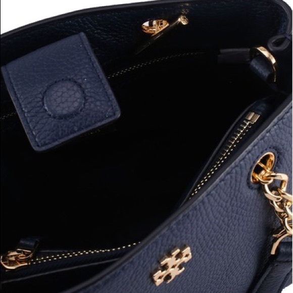 NEW Tory Burch Carter Small Tote - Blue - Picture 7 of 10